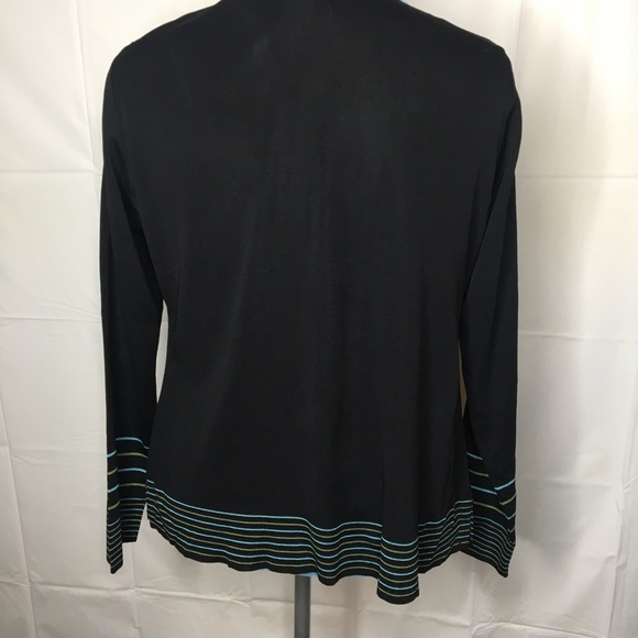 Misook Black‎ Open Cardigan - Picture 2 of 7